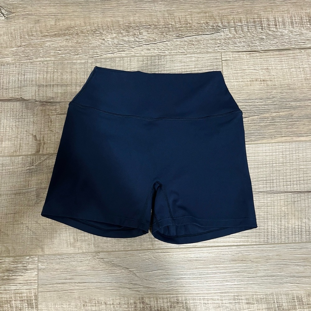 Women's Navy Blue Bike Shorts